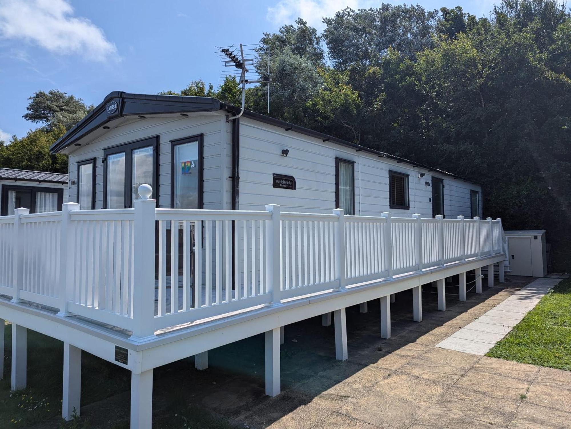 Stunning Caravan With Panoramic Views Weymouth Littlesea Haven Wyke Regis Exterior foto